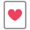 Heart Suit emoji on HTC